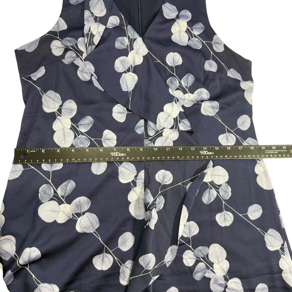 Whimsigoth‎ Midi Dress Sz M Fairy Floral Ruffle Blue White Petals - Picture 4 of 6